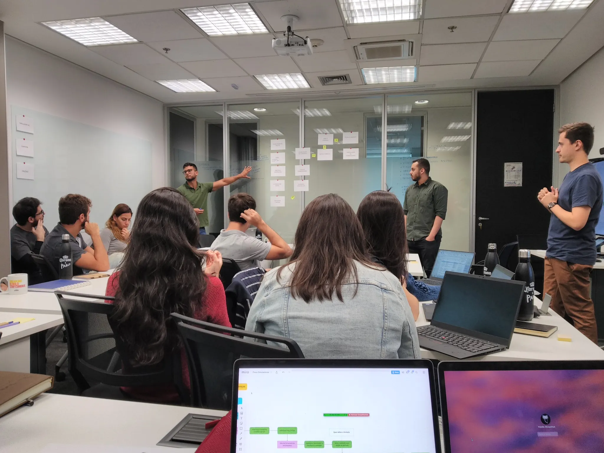 Dinamica de co-criação em grupo.